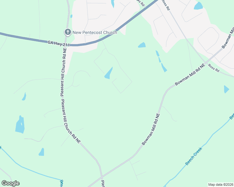 map of restaurants, bars, coffee shops, grocery stores, and more near 466 Raymond Drive in Winder