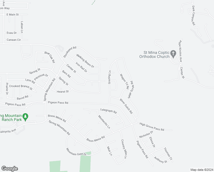 map of restaurants, bars, coffee shops, grocery stores, and more near 7492 Stockyard Road in Riverside