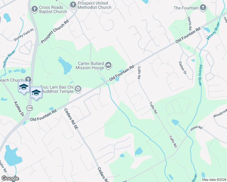 map of restaurants, bars, coffee shops, grocery stores, and more near 1090 Fountain Head Lane in Lawrenceville