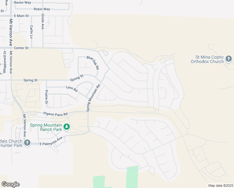 map of restaurants, bars, coffee shops, grocery stores, and more near 20884 Spring Street in Riverside