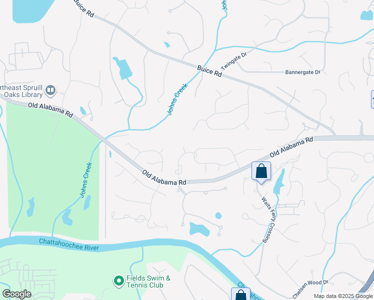 map of restaurants, bars, coffee shops, grocery stores, and more near 305 Natoma Terrace in Alpharetta