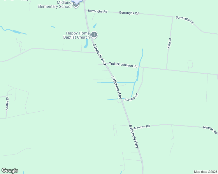 map of restaurants, bars, coffee shops, grocery stores, and more near 2573 Nichols Highway in Aynor