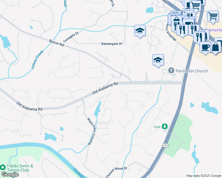 map of restaurants, bars, coffee shops, grocery stores, and more near 5360 Northwater Way in Duluth