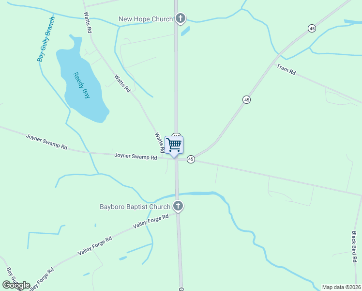 map of restaurants, bars, coffee shops, grocery stores, and more near 3701 Green Sea Road South in Loris