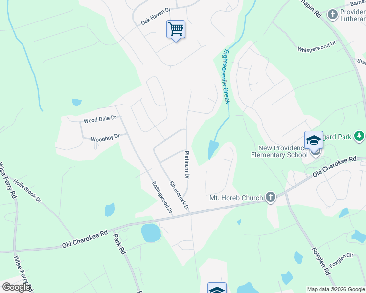 map of restaurants, bars, coffee shops, grocery stores, and more near 236 Silvercreek Drive in Lexington