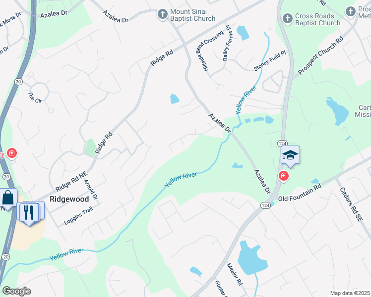 map of restaurants, bars, coffee shops, grocery stores, and more near 1402 Wilcox Way in Lawrenceville