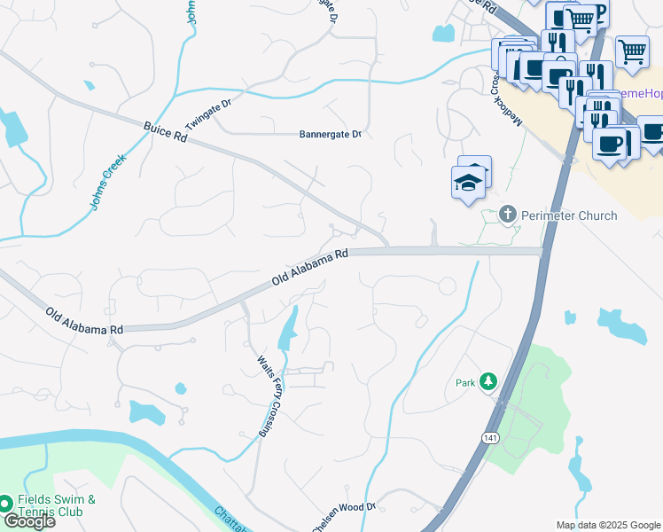 map of restaurants, bars, coffee shops, grocery stores, and more near 5360 Northwater Way in Duluth
