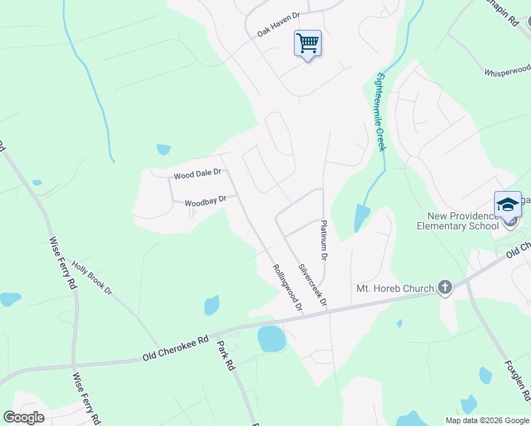 map of restaurants, bars, coffee shops, grocery stores, and more near 226 Rollingwood Drive in Lexington