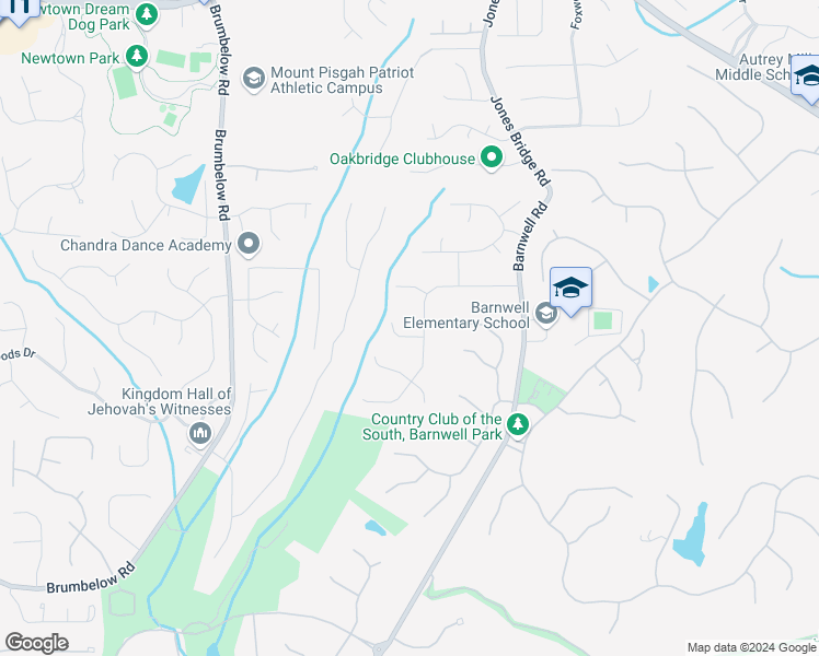 map of restaurants, bars, coffee shops, grocery stores, and more near 3715 Borning Court in Alpharetta