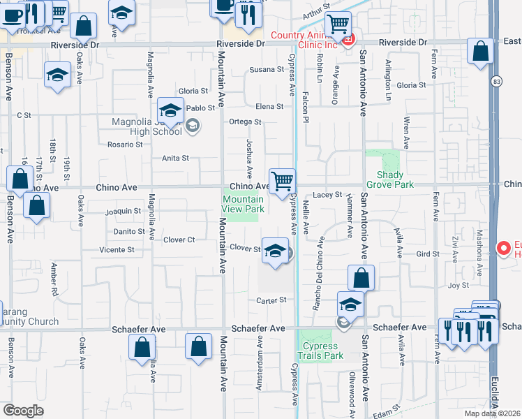 Walk Score Detail Map