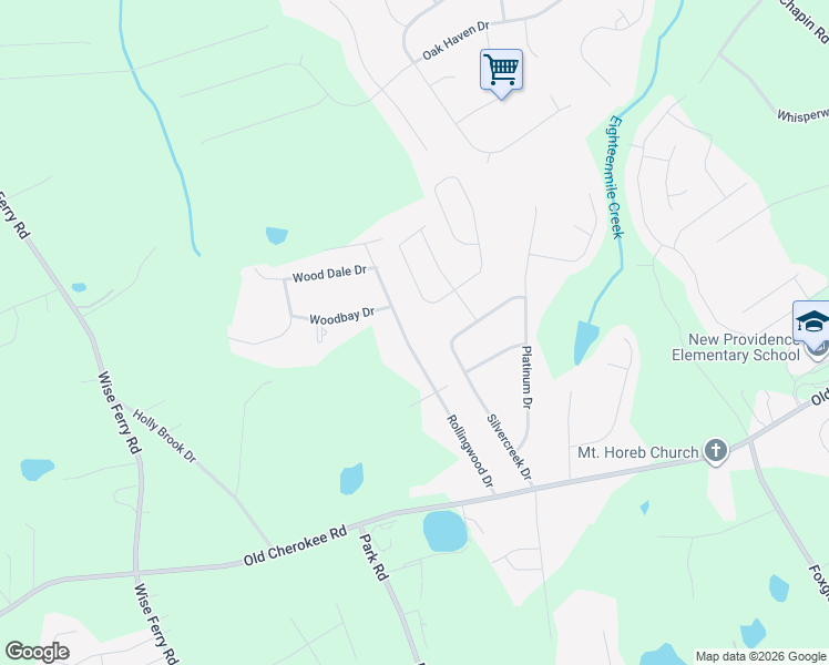 map of restaurants, bars, coffee shops, grocery stores, and more near 226 Rollingwood Drive in Lexington