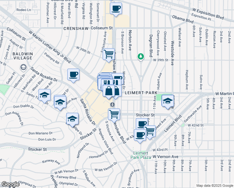 3560 West Martin Luther King Junior Boulevard, Los Angeles CA Walk Score