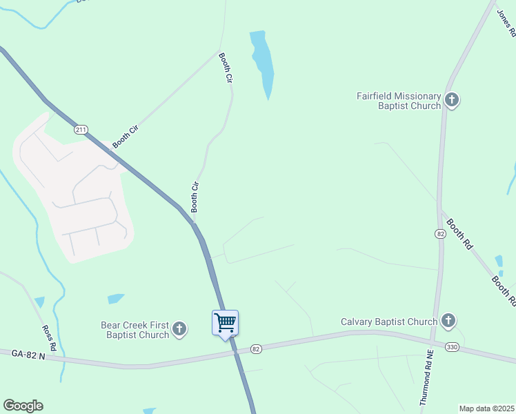 map of restaurants, bars, coffee shops, grocery stores, and more near 1901 Hearthstone Court in Winder