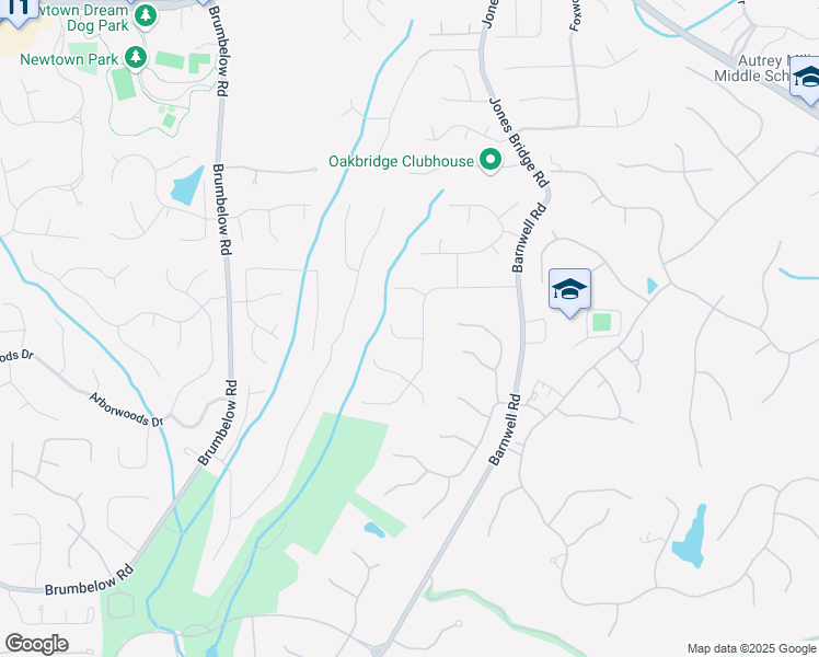 map of restaurants, bars, coffee shops, grocery stores, and more near 3715 Borning Court in Alpharetta