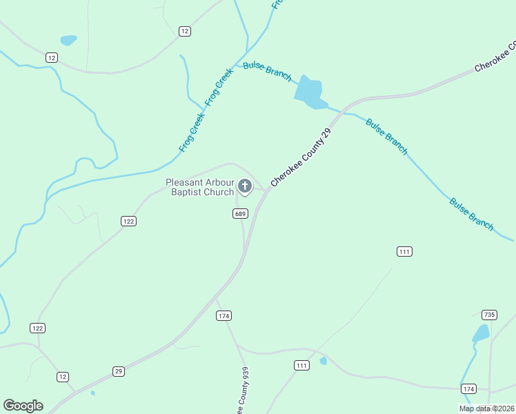 map of restaurants, bars, coffee shops, grocery stores, and more near Cherokee County 29 in Piedmont