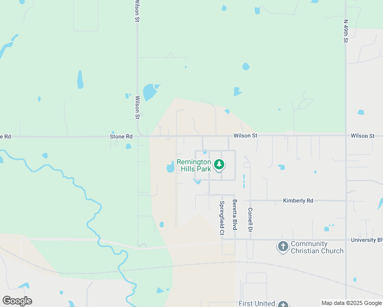 map of restaurants, bars, coffee shops, grocery stores, and more near 1519 Remington South Circle in Durant
