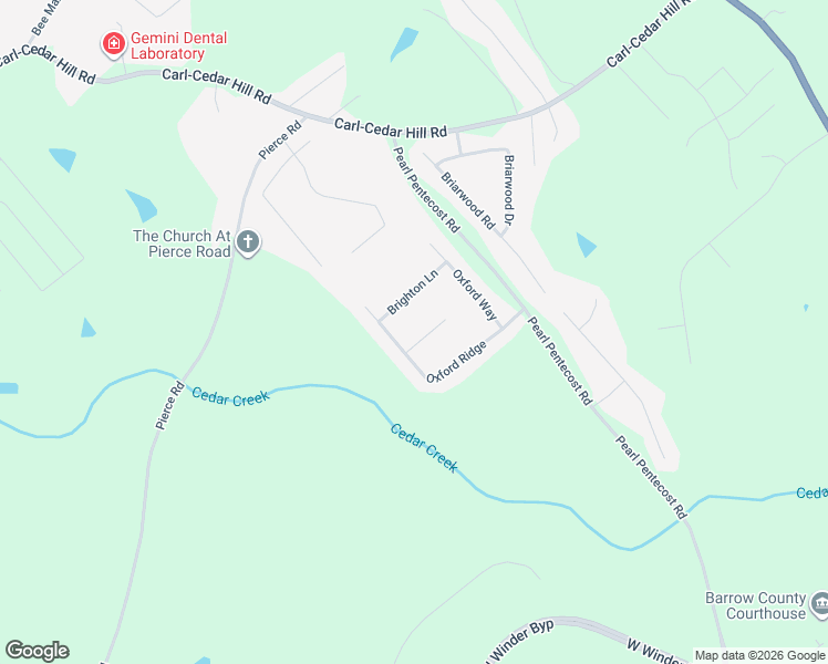 map of restaurants, bars, coffee shops, grocery stores, and more near 604 Raleigh Court in Winder