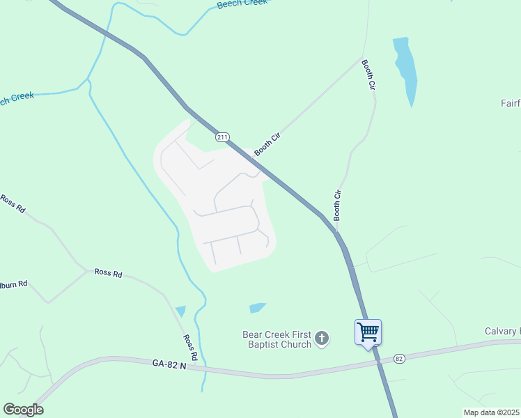 map of restaurants, bars, coffee shops, grocery stores, and more near 1630 White Oak Drive in Winder