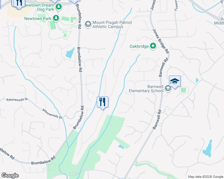 map of restaurants, bars, coffee shops, grocery stores, and more near 9460 Stoney Ridge Lane in Alpharetta