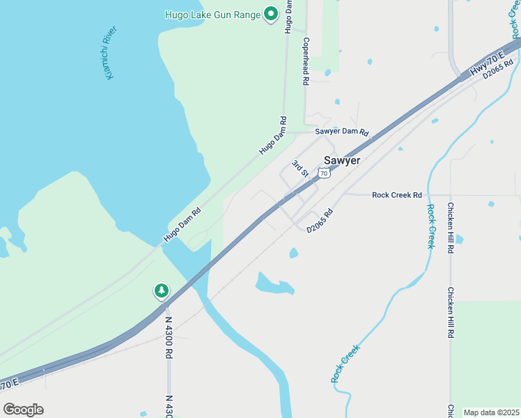 map of restaurants, bars, coffee shops, grocery stores, and more near 201 U.S. 70 in Sawyer