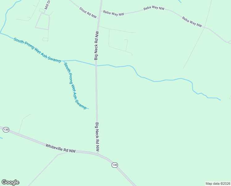 map of restaurants, bars, coffee shops, grocery stores, and more near 1986 Big Neck Road Northwest in Ash