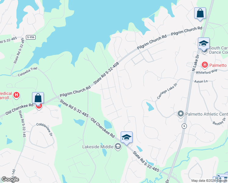 map of restaurants, bars, coffee shops, grocery stores, and more near 221 Village Green Way in Lexington