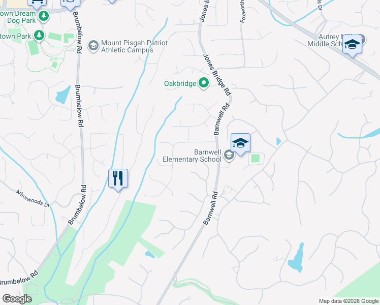 map of restaurants, bars, coffee shops, grocery stores, and more near 755 Wheeler Peak Way in Alpharetta
