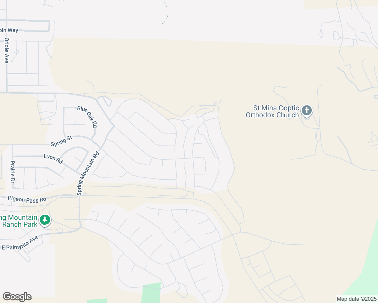 map of restaurants, bars, coffee shops, grocery stores, and more near 2688 Canyon Springs Parkway in Riverside