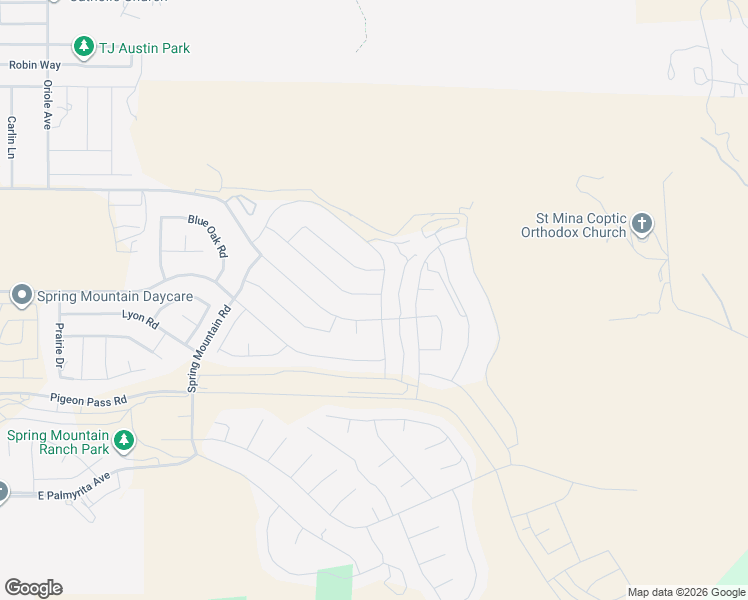 map of restaurants, bars, coffee shops, grocery stores, and more near 21092 Center Street in Riverside