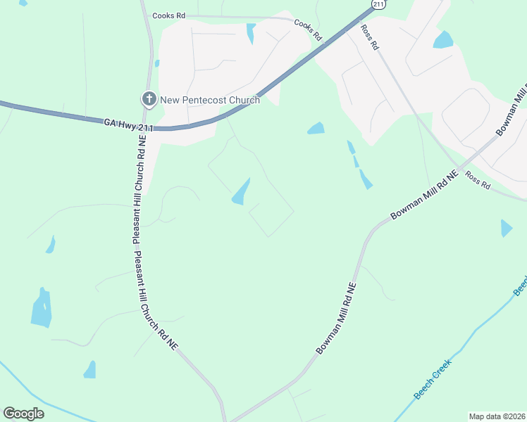 map of restaurants, bars, coffee shops, grocery stores, and more near 485 Raymond Drive in Winder