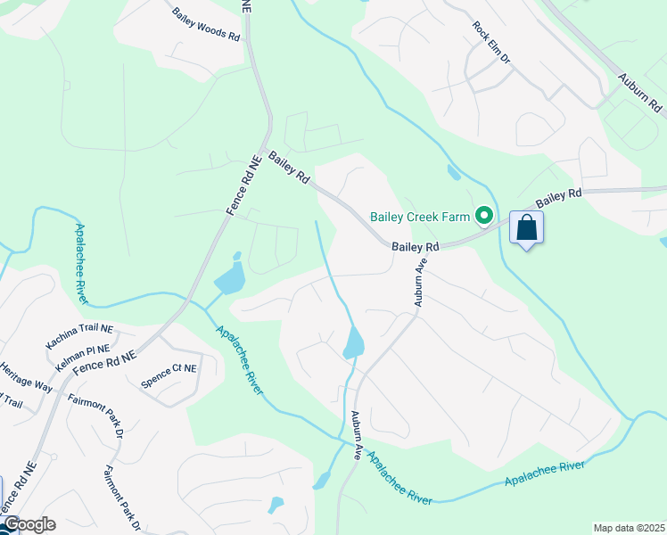 map of restaurants, bars, coffee shops, grocery stores, and more near 3140 Willow Park Drive Northeast in Dacula