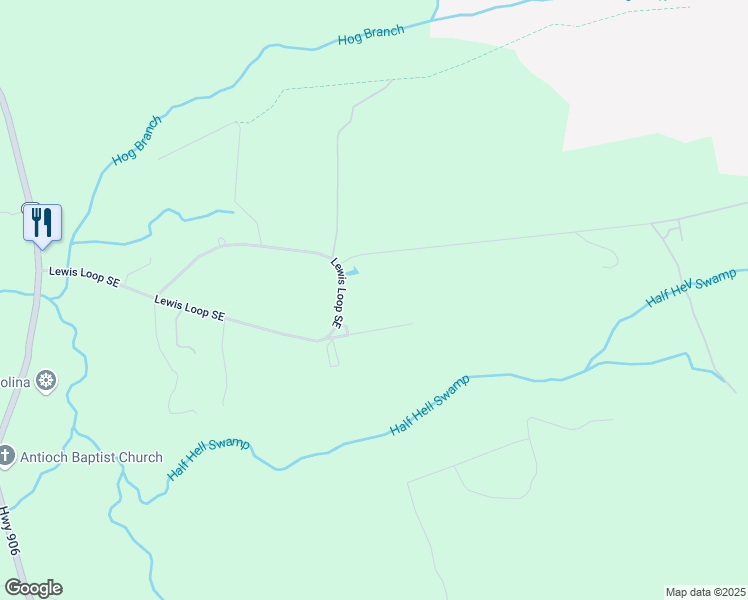 map of restaurants, bars, coffee shops, grocery stores, and more near 3560 Farmer Ward's Lane Southeast in Bolivia