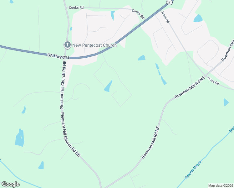 map of restaurants, bars, coffee shops, grocery stores, and more near 485 Raymond Drive in Winder