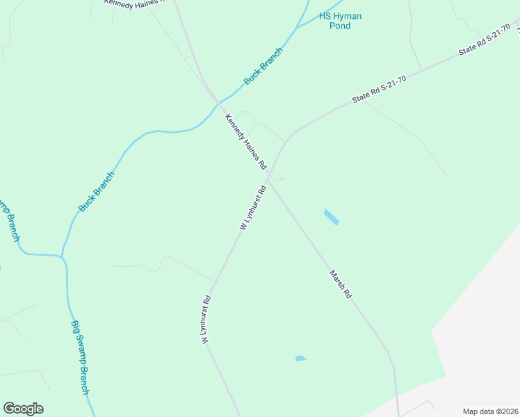 map of restaurants, bars, coffee shops, grocery stores, and more near 130 West Lynhurst Road in Pamplico