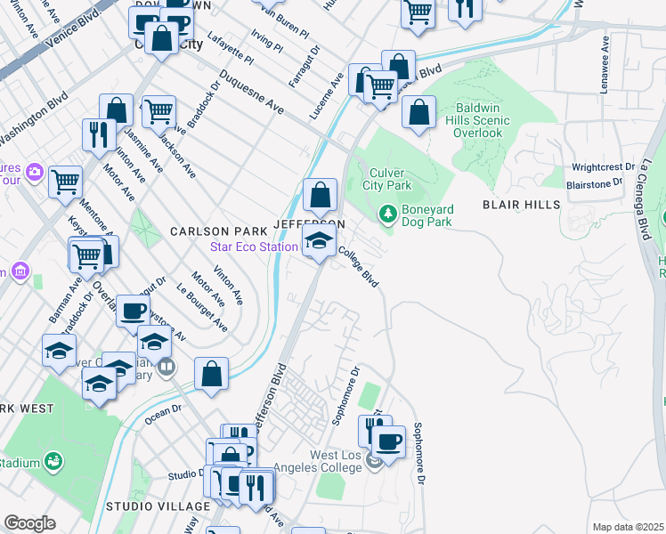 10100 Jefferson Boulevard, Culver City CA Walk Score