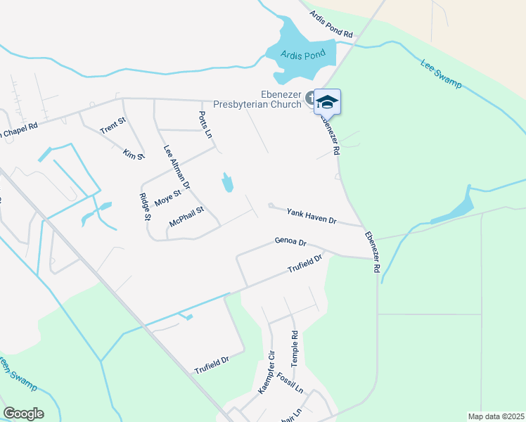 map of restaurants, bars, coffee shops, grocery stores, and more near 2715 Yank Haven Drive in Sumter