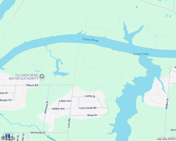 map of restaurants, bars, coffee shops, grocery stores, and more near 105 Pitts Drive in Gadsden
