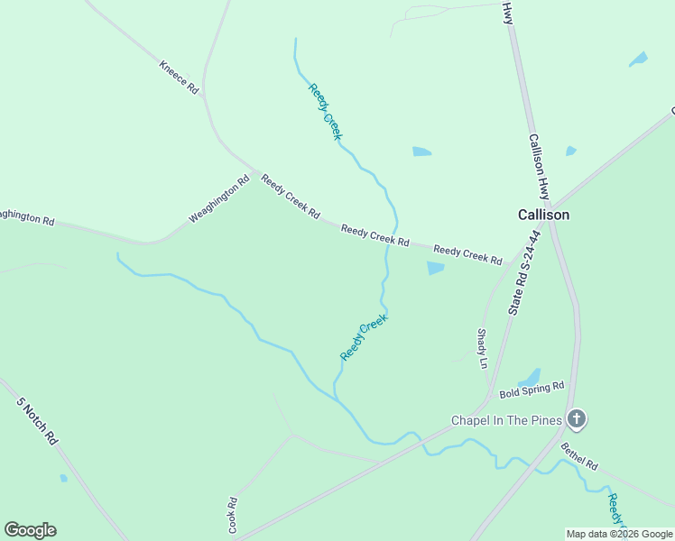 map of restaurants, bars, coffee shops, grocery stores, and more near 1113 Reedy Creek Road in Bradley