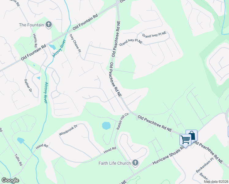 map of restaurants, bars, coffee shops, grocery stores, and more near 919 Nichols Landing Lane in Dacula