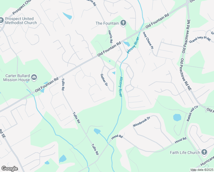 map of restaurants, bars, coffee shops, grocery stores, and more near 1002 Gather Drive in Lawrenceville