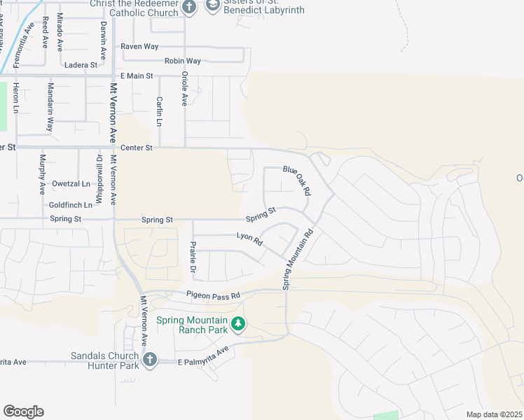 map of restaurants, bars, coffee shops, grocery stores, and more near 7531 Silverspot Road in Riverside