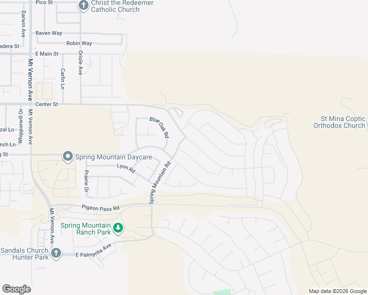 map of restaurants, bars, coffee shops, grocery stores, and more near 20754 Barn Road in Riverside