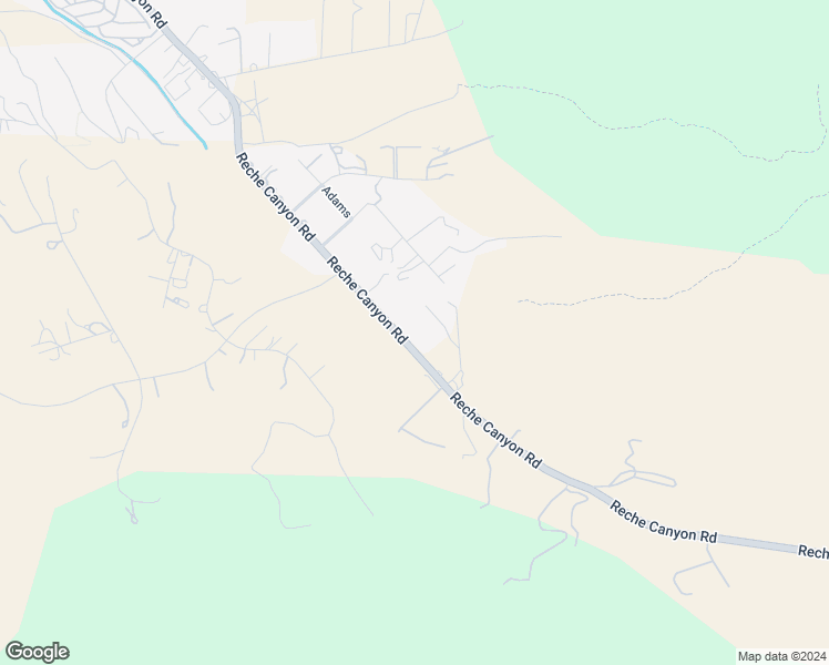 map of restaurants, bars, coffee shops, grocery stores, and more near 7436 Reche Canyon Road in Colton