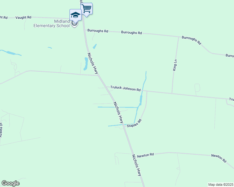 map of restaurants, bars, coffee shops, grocery stores, and more near 2732 Nichols Highway in Aynor