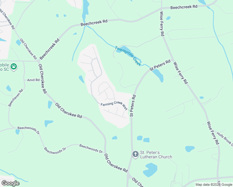 map of restaurants, bars, coffee shops, grocery stores, and more near 116 Red Barn Road in Lexington