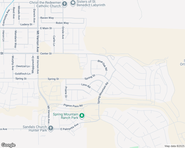 map of restaurants, bars, coffee shops, grocery stores, and more near 7531 Silverspot Road in Riverside