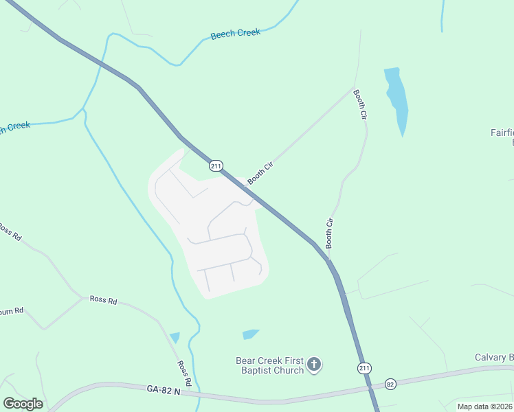 map of restaurants, bars, coffee shops, grocery stores, and more near 1400 Red Oak Way in Winder