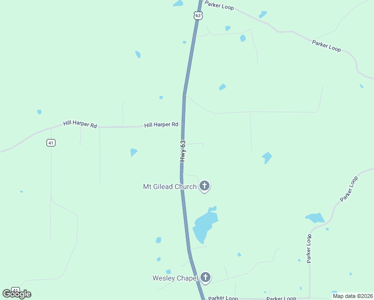 map of restaurants, bars, coffee shops, grocery stores, and more near 3540 US Highway 63 in Rison