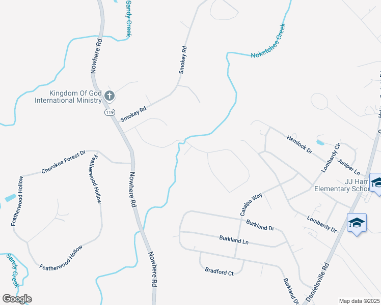 map of restaurants, bars, coffee shops, grocery stores, and more near 125 Smokey Point in Athens