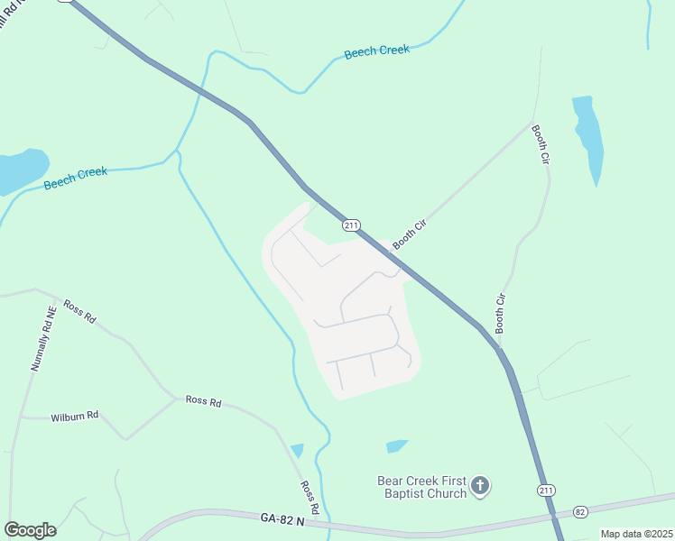 map of restaurants, bars, coffee shops, grocery stores, and more near 1415 Red Oak Way in Winder